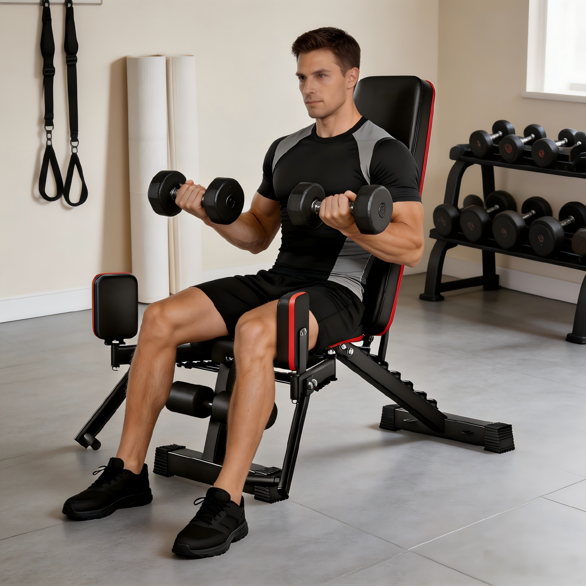 2-in-1 Adjustable Weight Bench